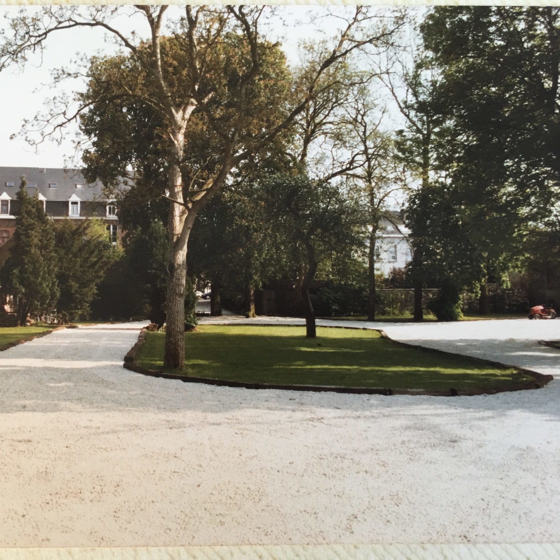 parc étudiant au centre de Tournai en Belgique