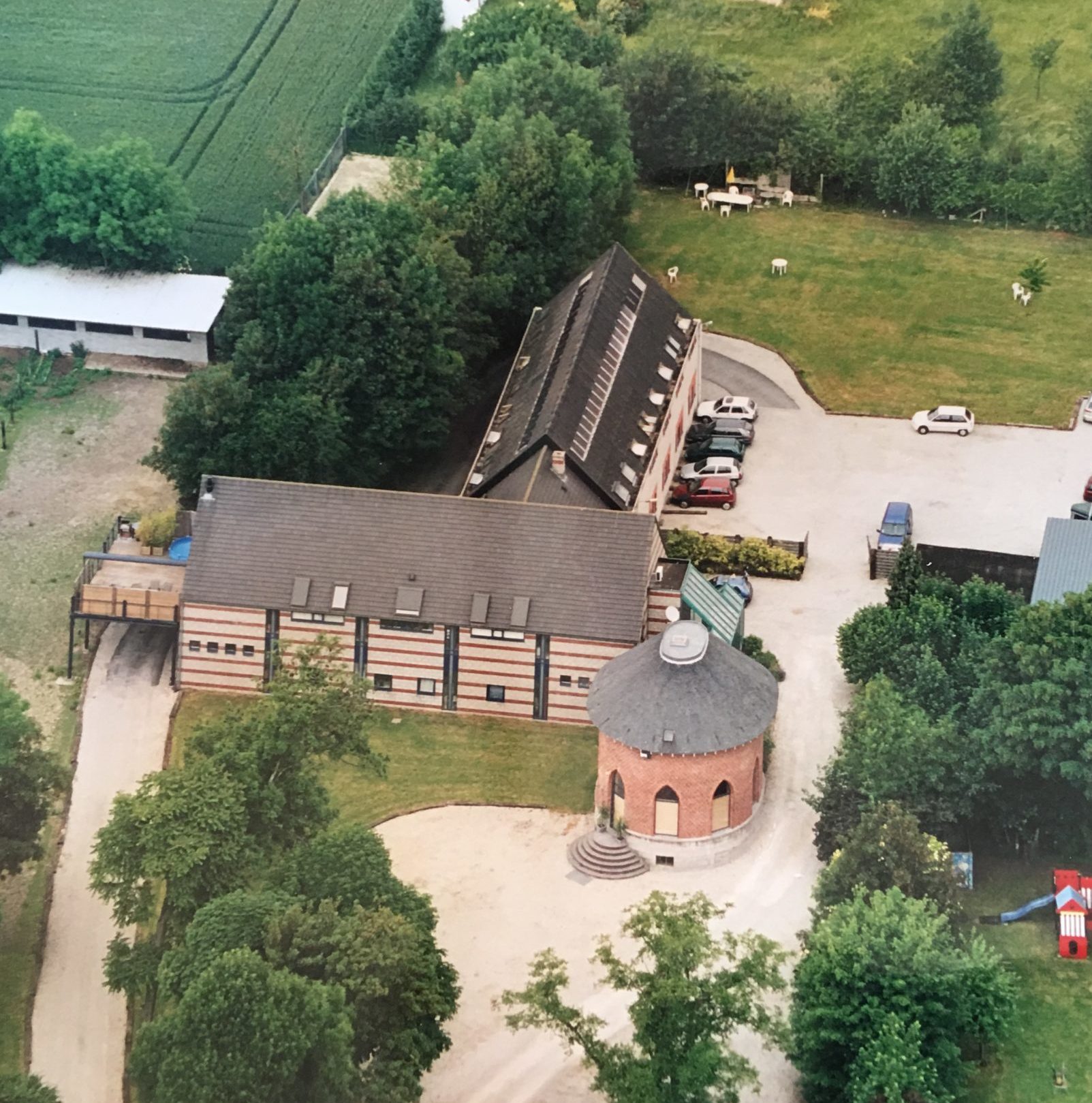 vue aérienne résidence tournai kots et studios